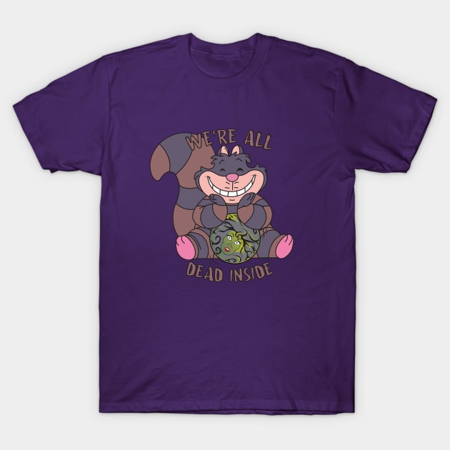 Dead Inside T-Shirt by GarBear Designs